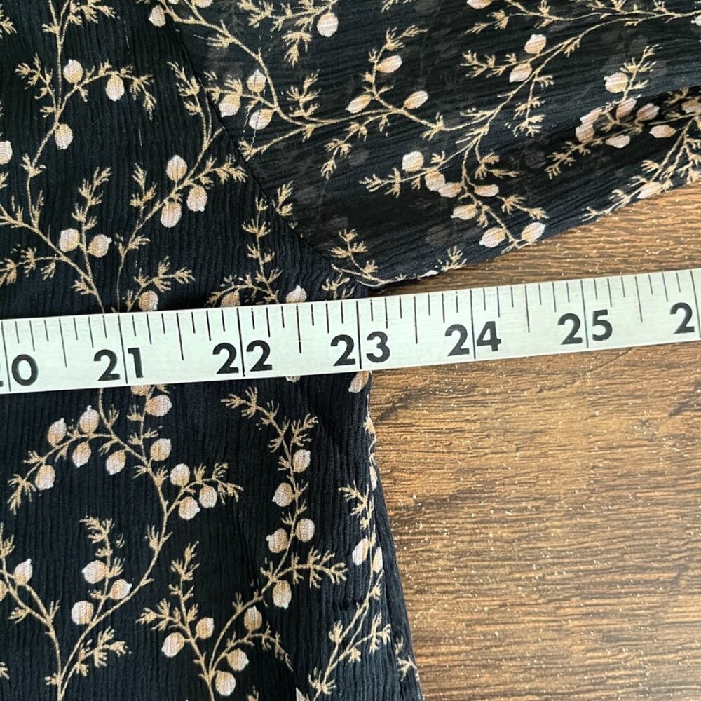 Jonathan Simkhai Blouse Size Medium Button Up Flo… - image 8